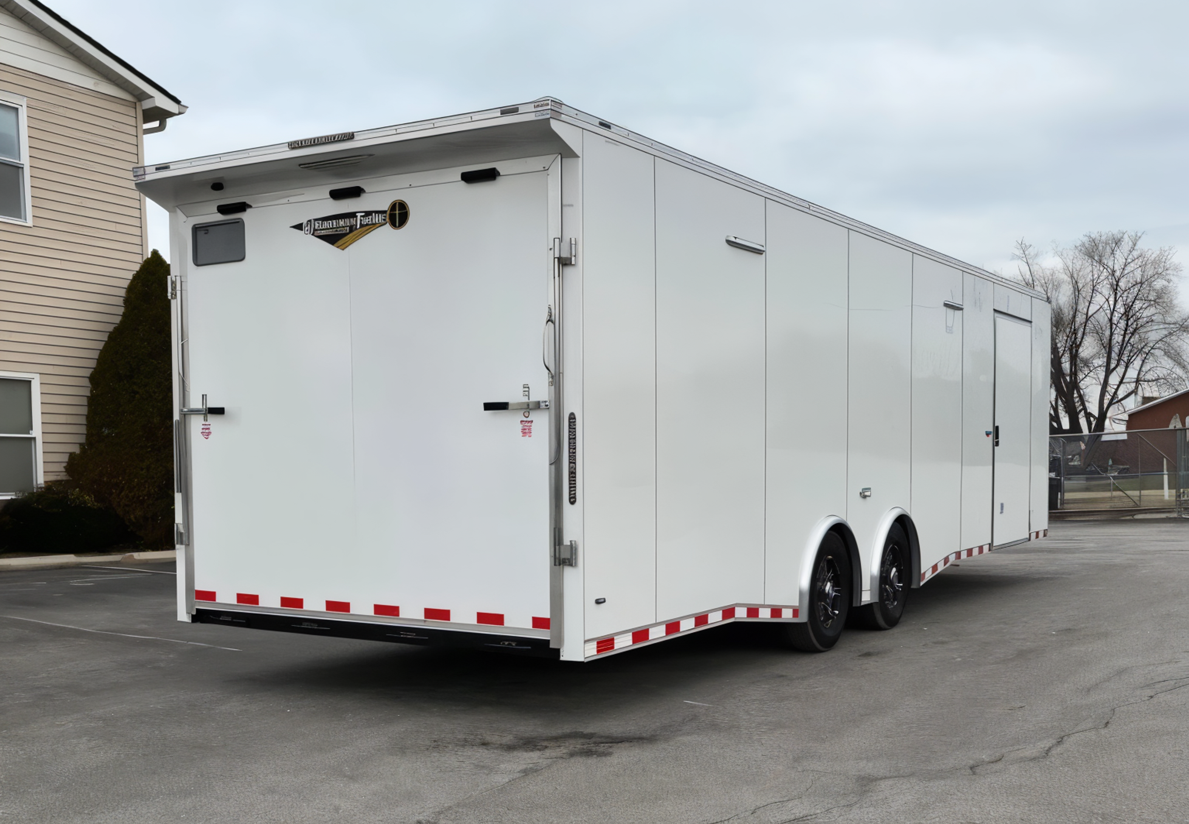Enclosed Car Hauler 2026 28ft. Extreme w/6K Torsion Spread Axles, Finished — view 2