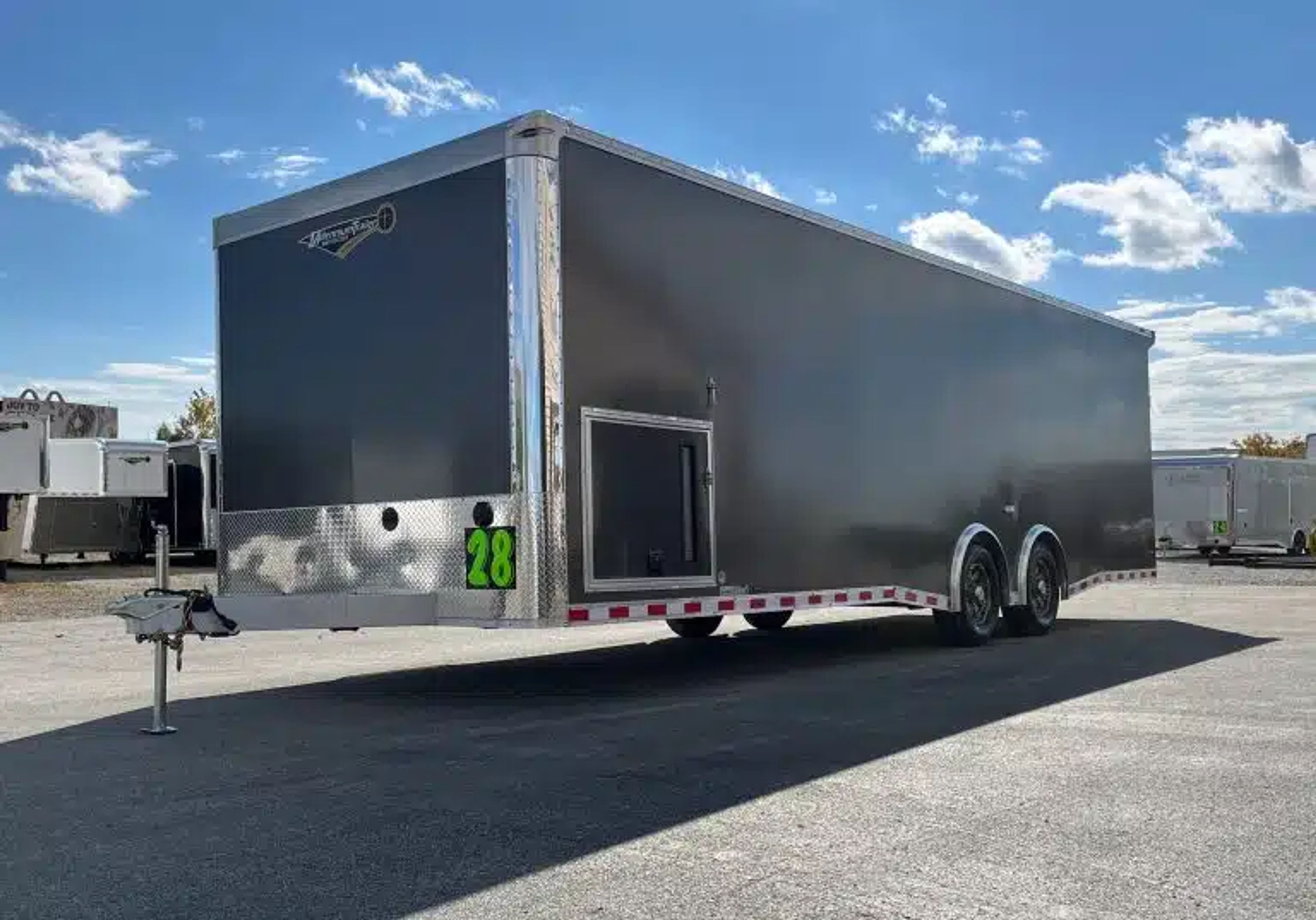 Enclosed Car Hauler 2026 28ft. Aluminum Extreme w/6K Torsion Spread Axles, — view 3