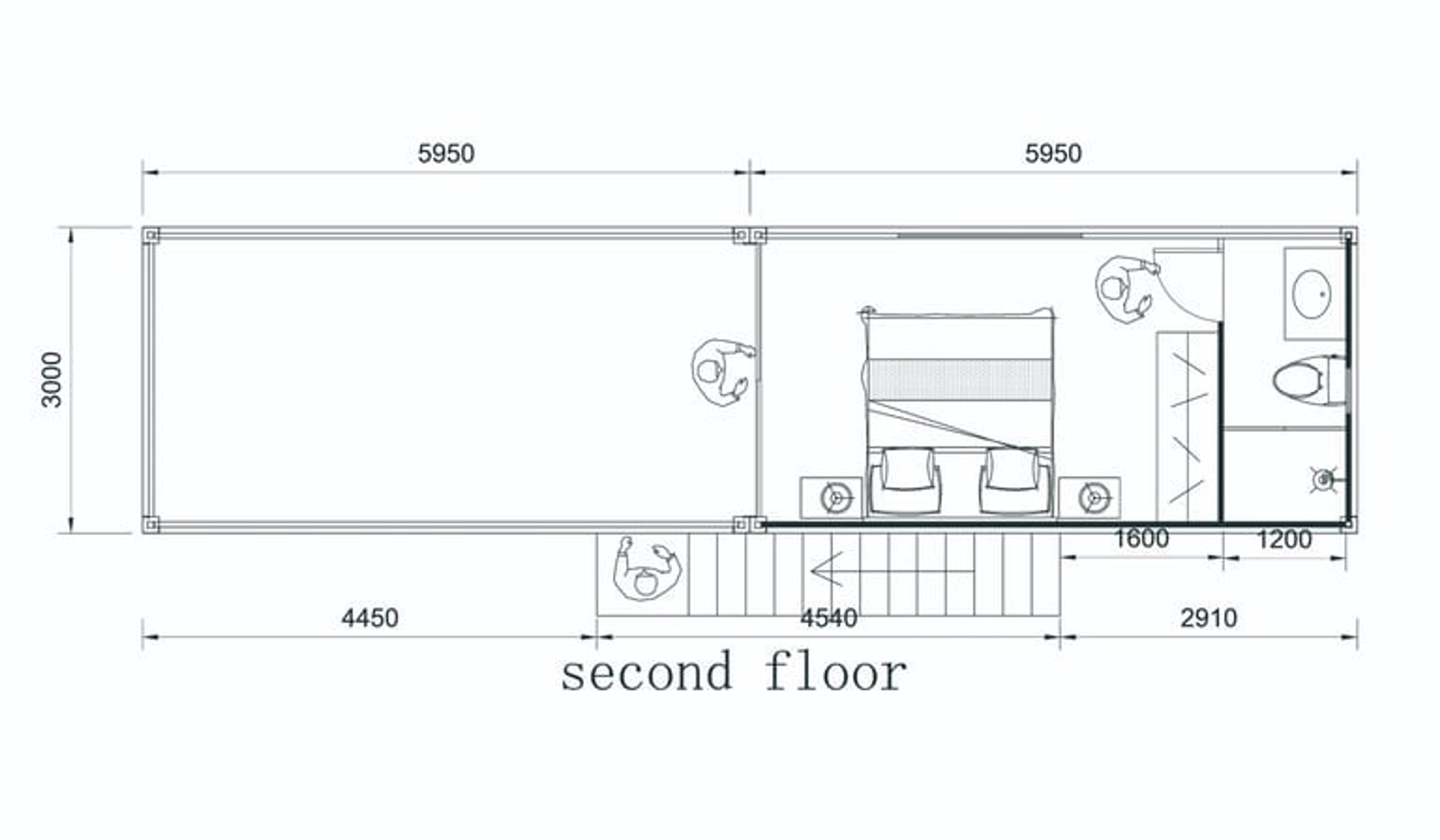 1BHK Duplex Prefab House with Rooftop Deck, Fully Furnished Modular Kitchen and — view 7