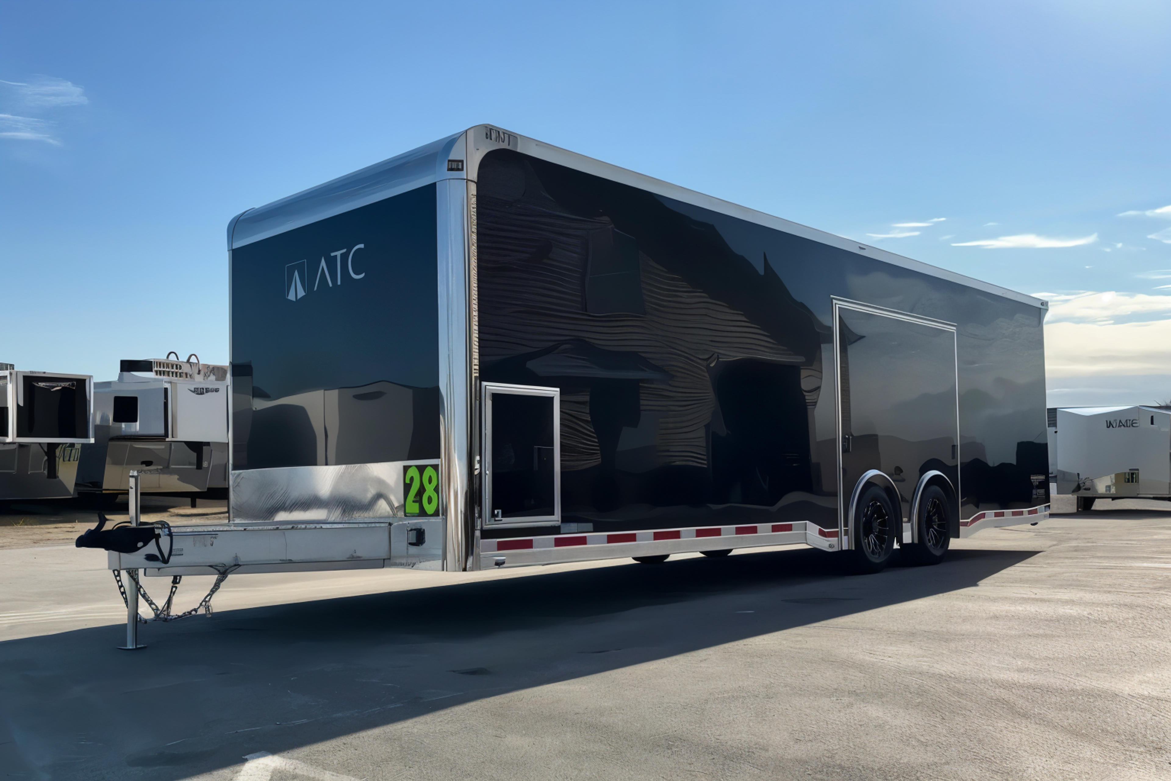 Enclosed ATC Car Trailer 2026 28ft. Aluminum ROM 550 w/LifeTrac & Large Escape — view 2