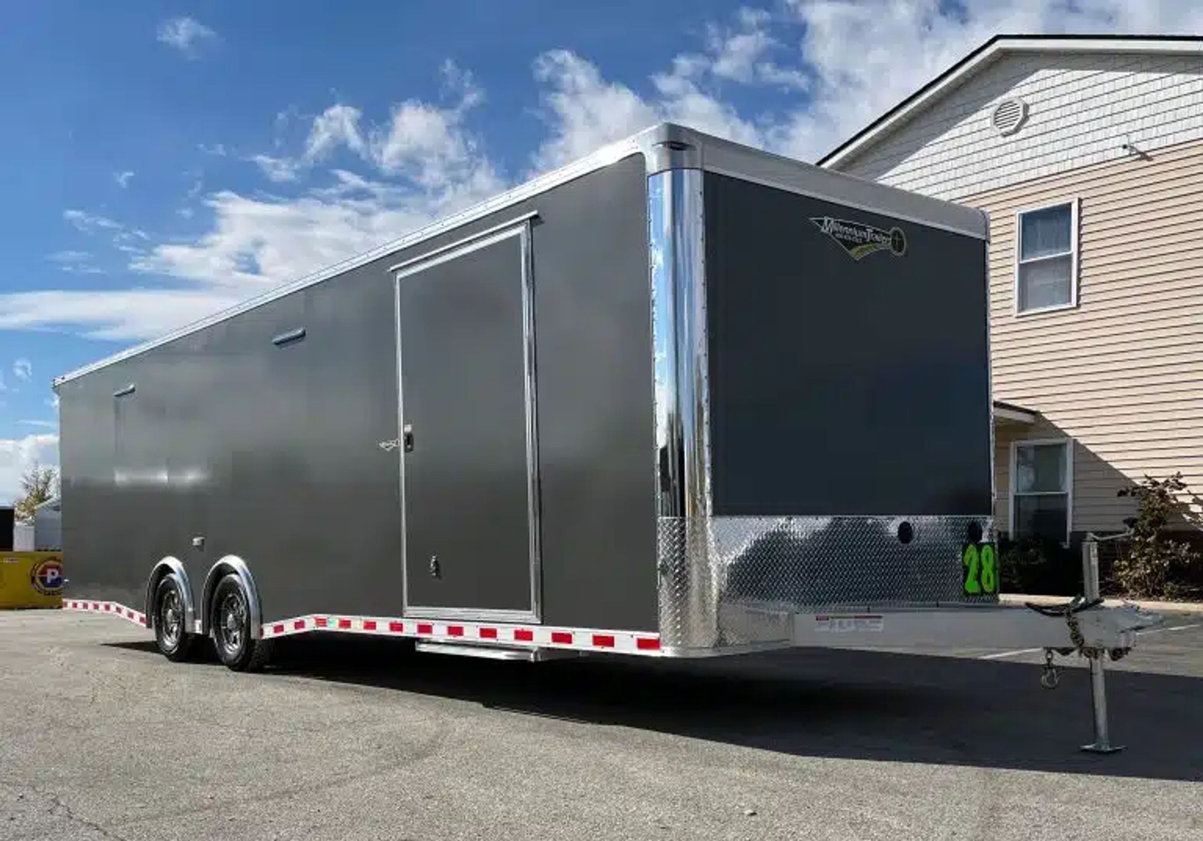 Enclosed Car Hauler 2026 28ft. Aluminum Extreme w/6K Torsion Spread Axles,