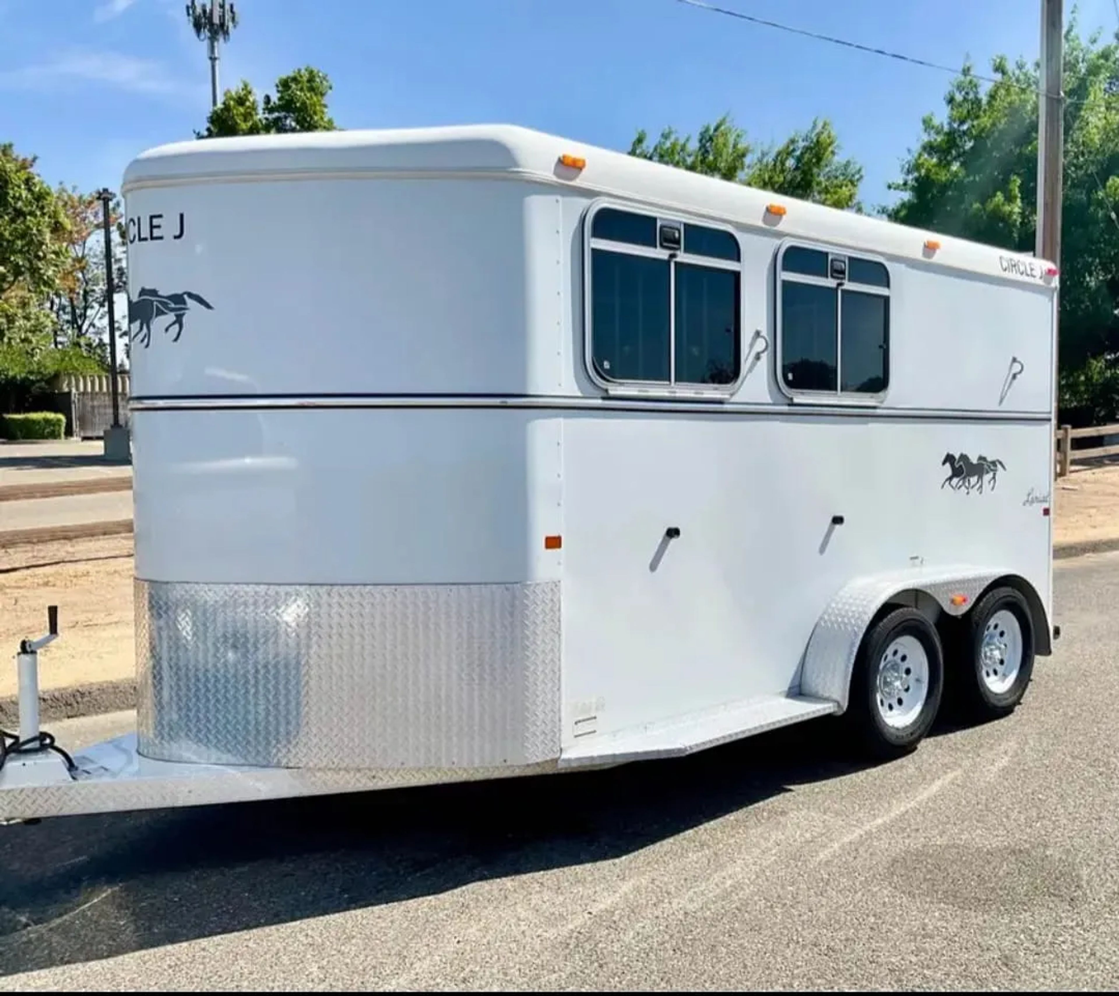2007 Circle J 2 Horse Trailer Slant Load — view 7