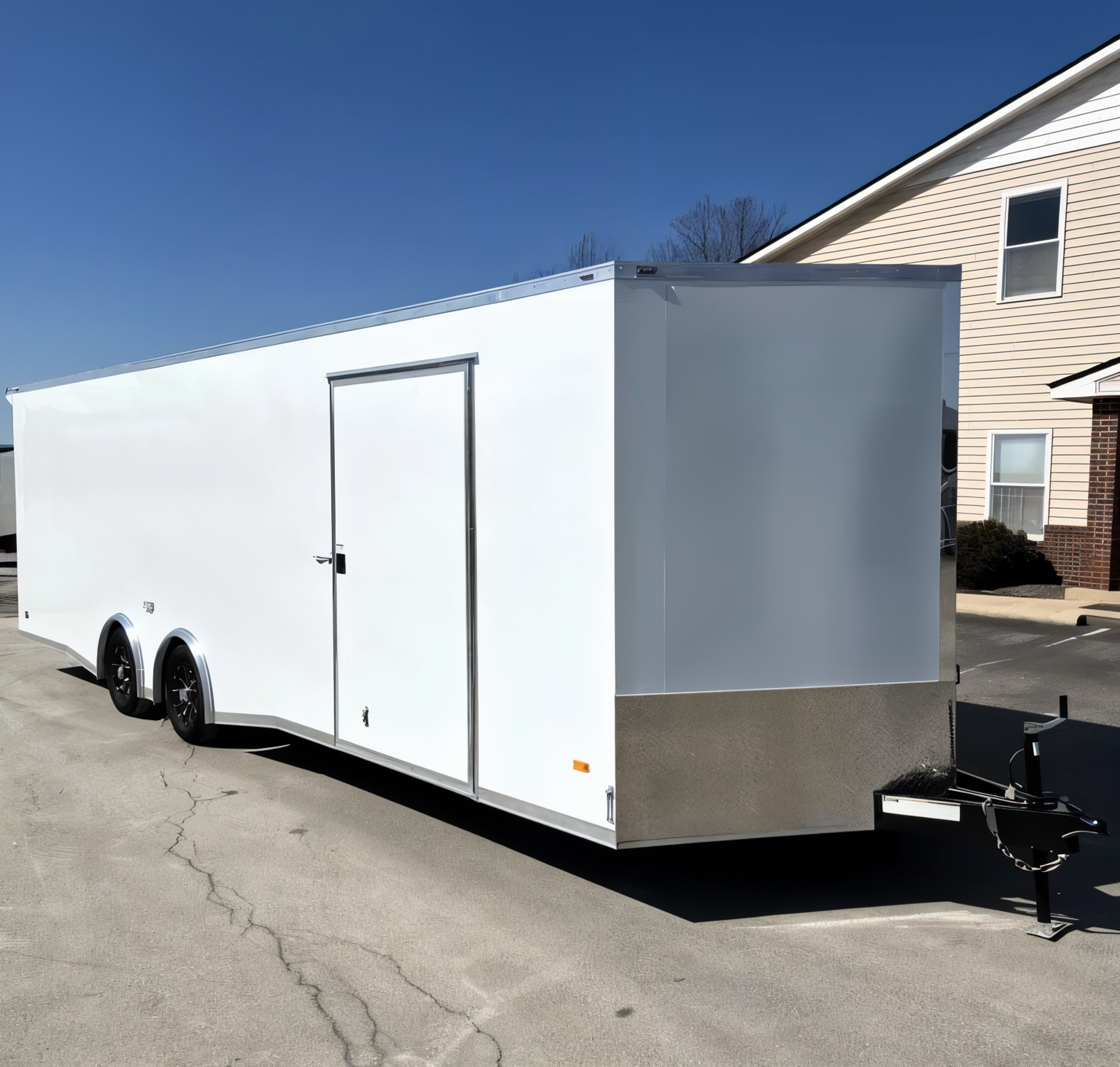 Enclosed Car Hauler 2025 26ft. Blaze w/Cabinets, Flooring, Alum Wheels, Spread