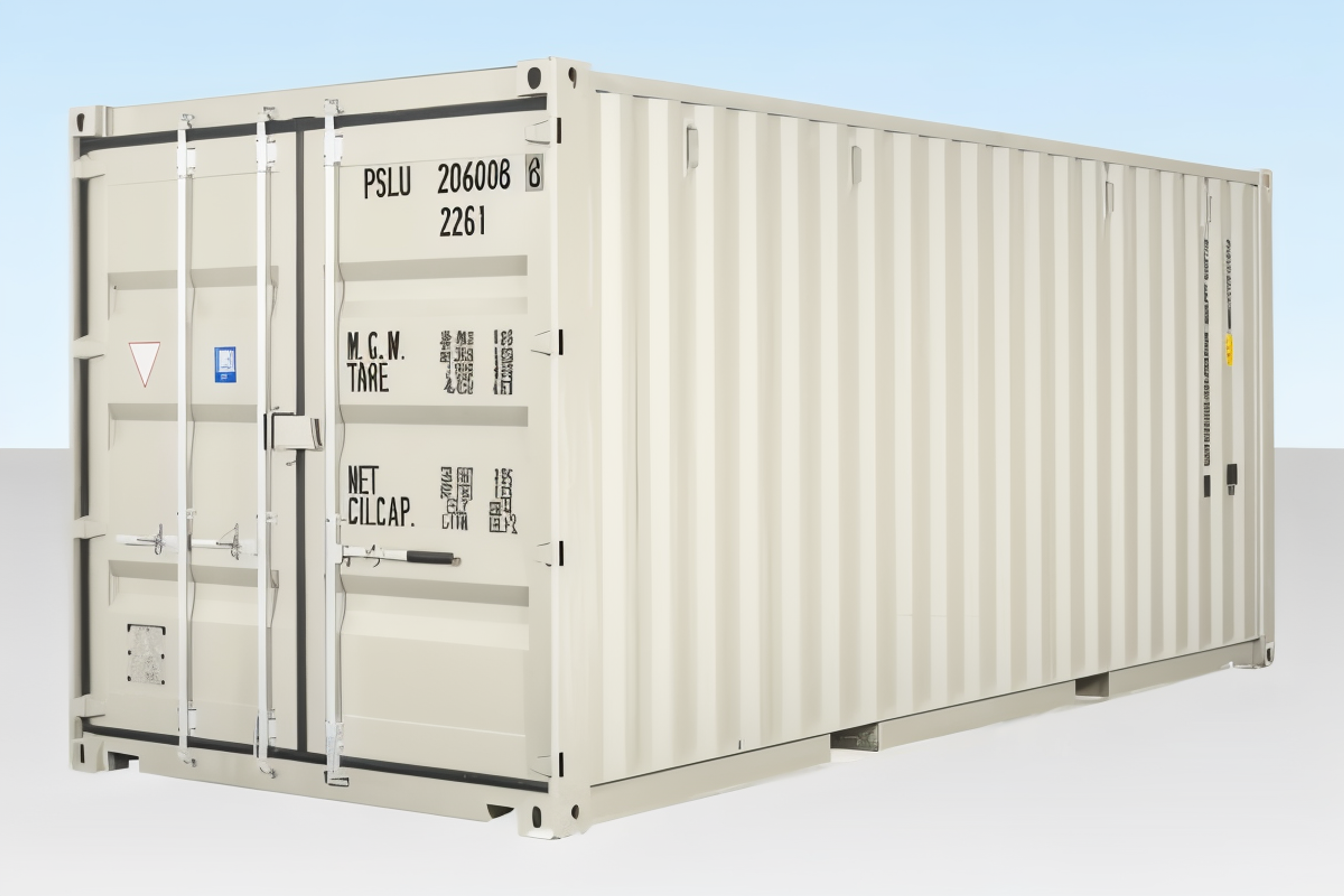 20ft Shipping Container (One Trip) – White