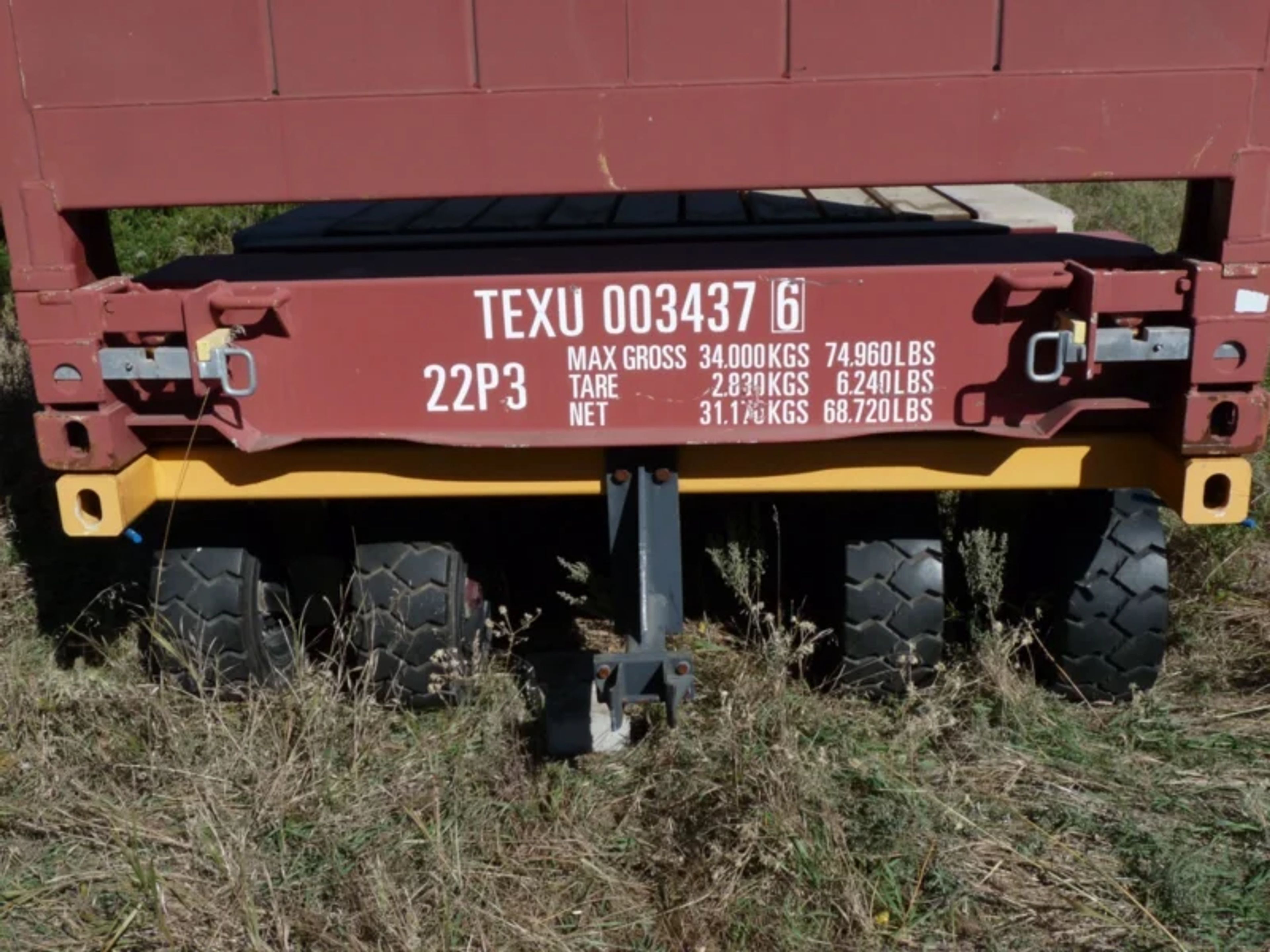20′ Flat Rack Shipping Container – One Trip (Like New) — view 6