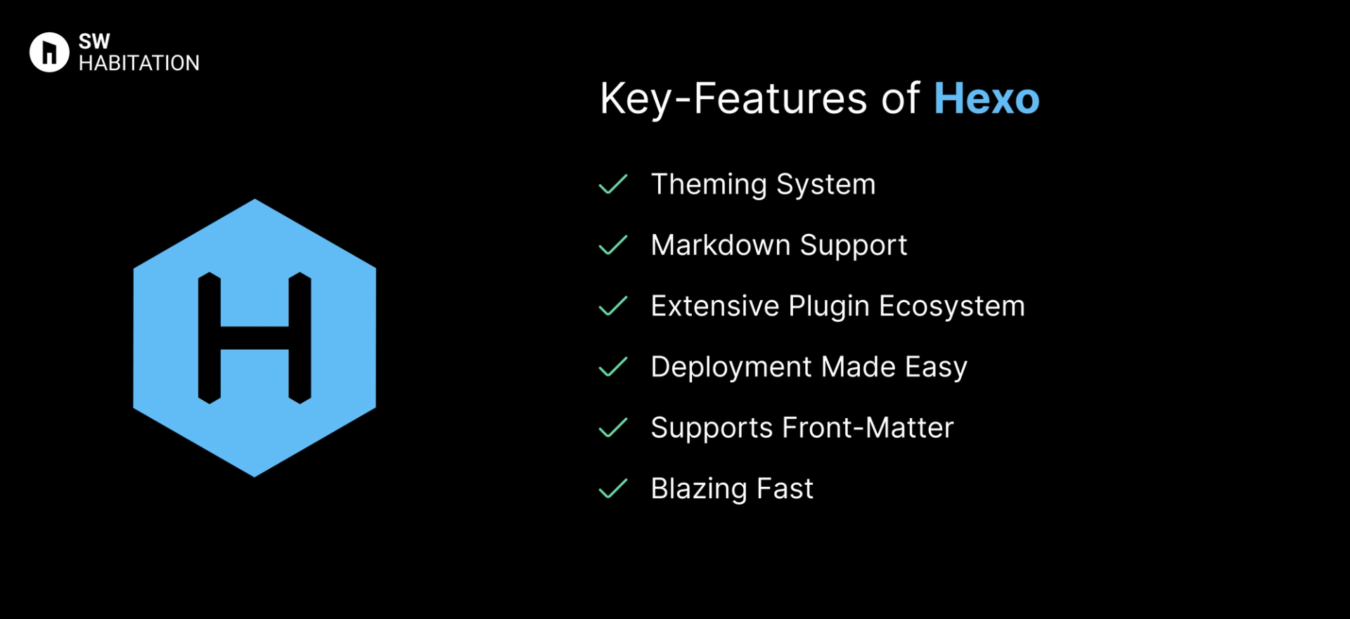 key features of hexo