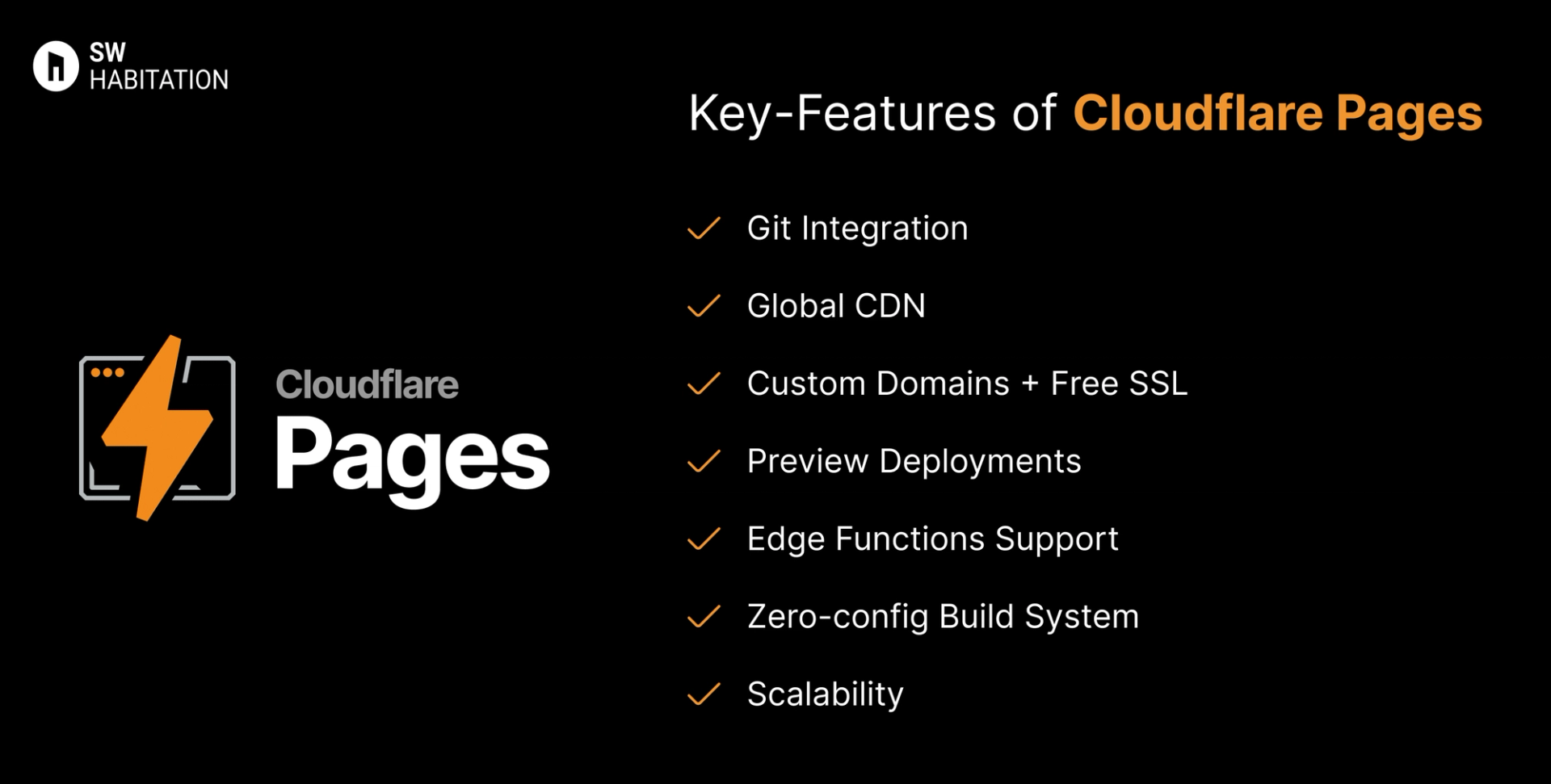 Key Features of Cloudflare Pages