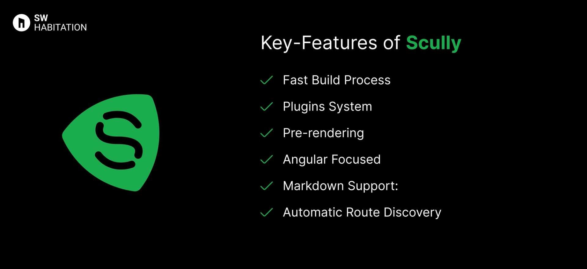 key features of scully