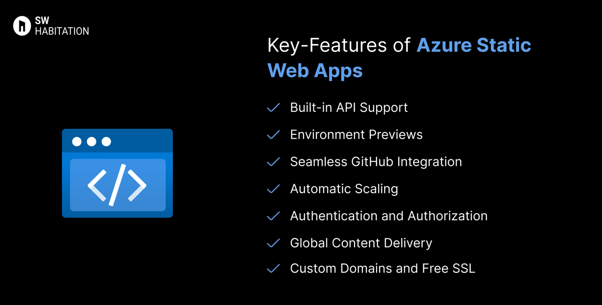 Key Features of Azure Static Web Apps