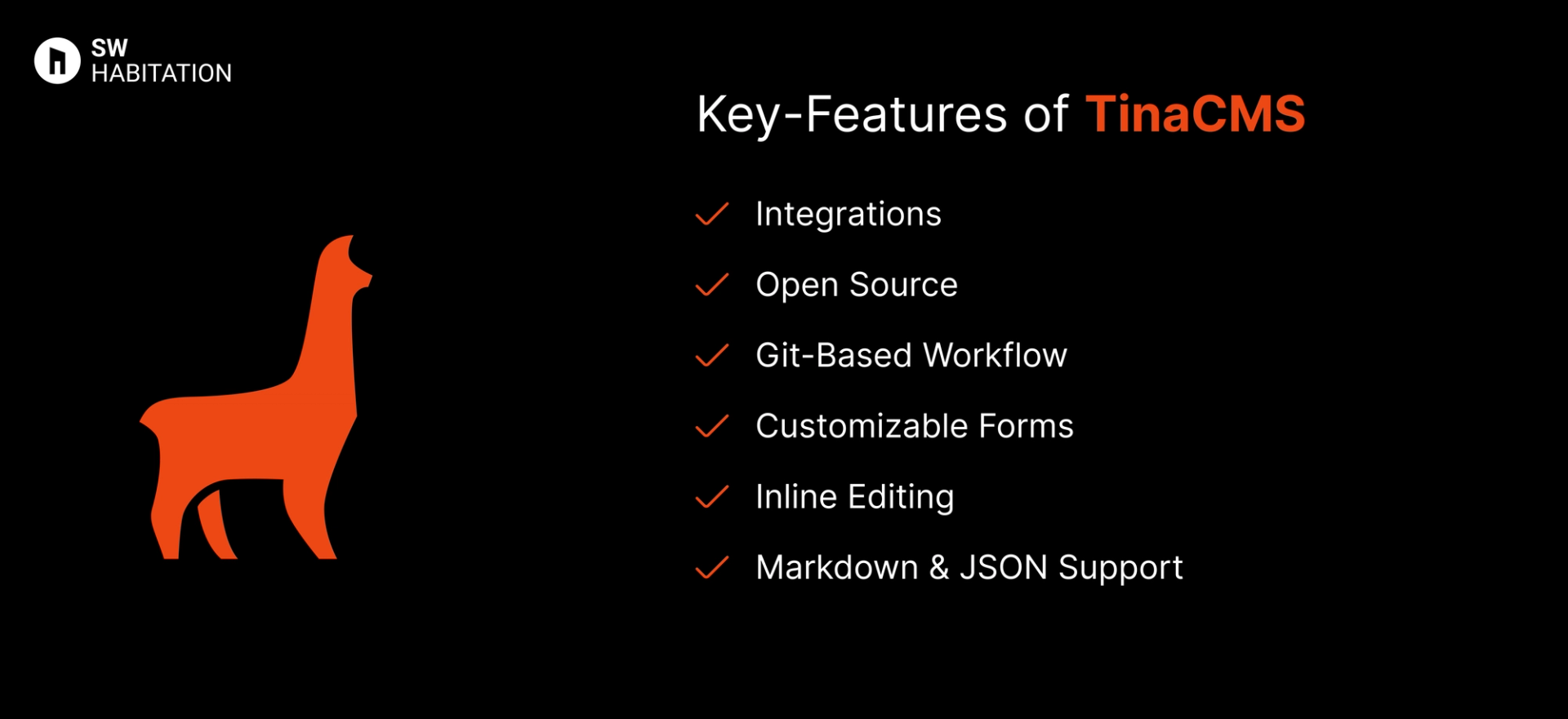 key features of tinacms