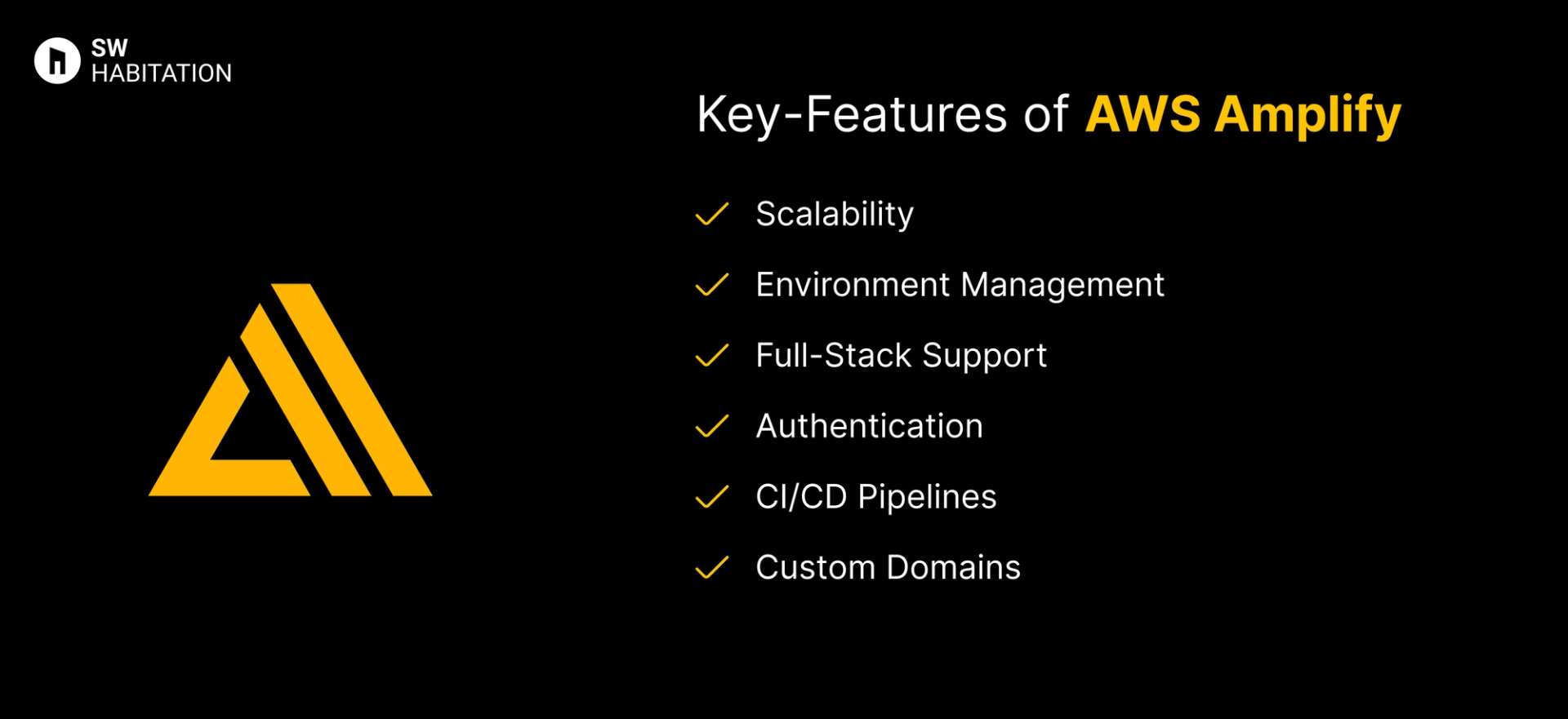 Key-Features of AWS Amplify