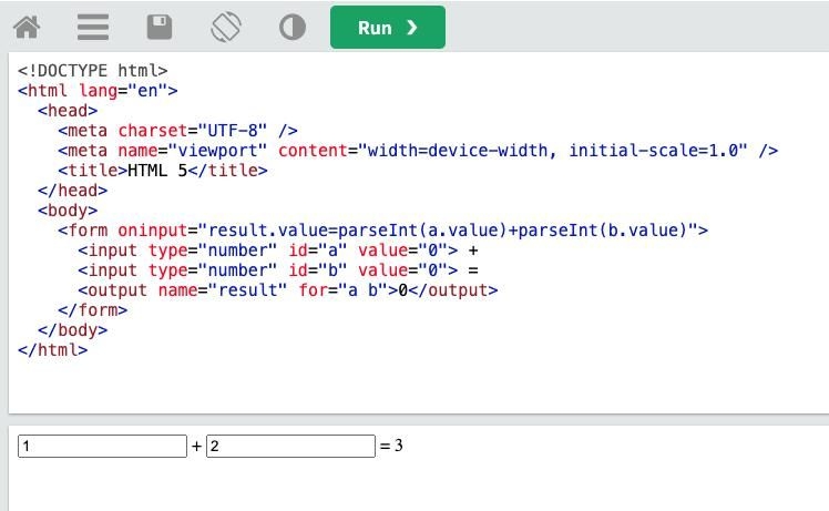 <output> Finally, <output> allows you to show the outcome of calculations or user interaction in real-time. Whether you’re using a calculator app, a currency converter, or a dynamic form validation, you can use <output> in conjunction with JavaScript to show changes right away. With its flexibility and user-friendliness, <output> can be an invaluable tool in your web development stack.