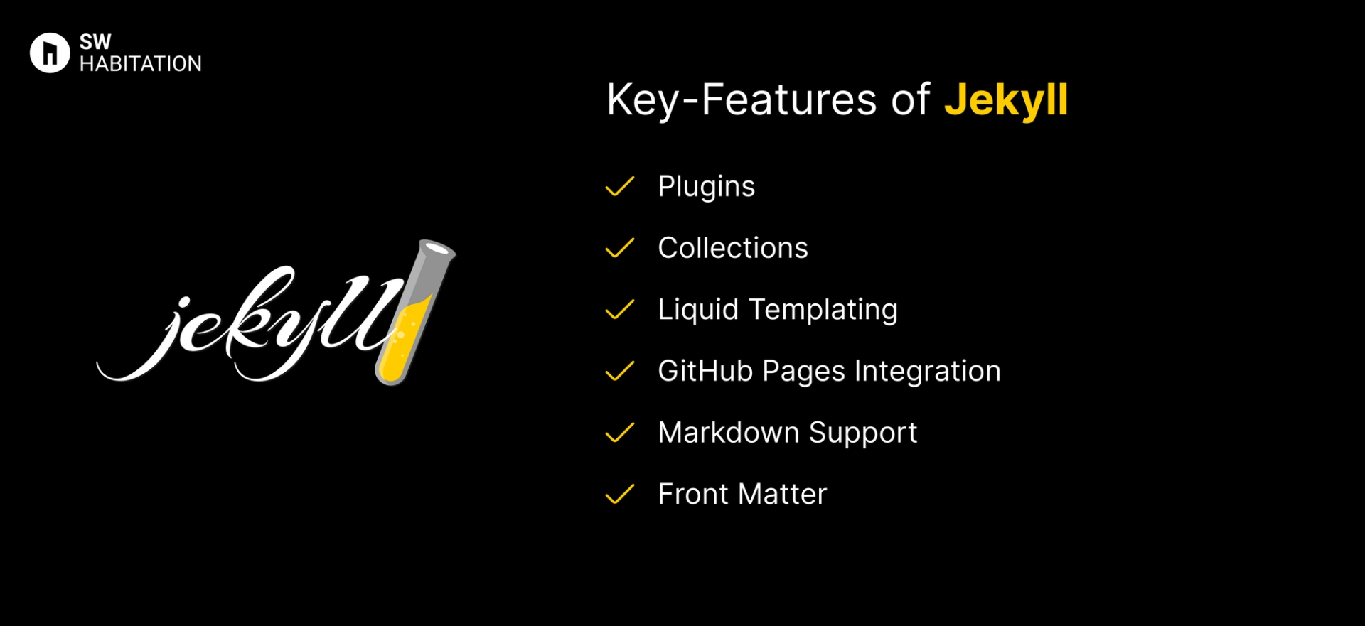 key features of jekyll