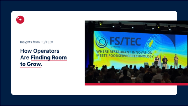 Cover graphic reading "Insights from FS/TEC: How Operators Are Finding Room to Grow" beside a photo of the FS/TEC conference stage