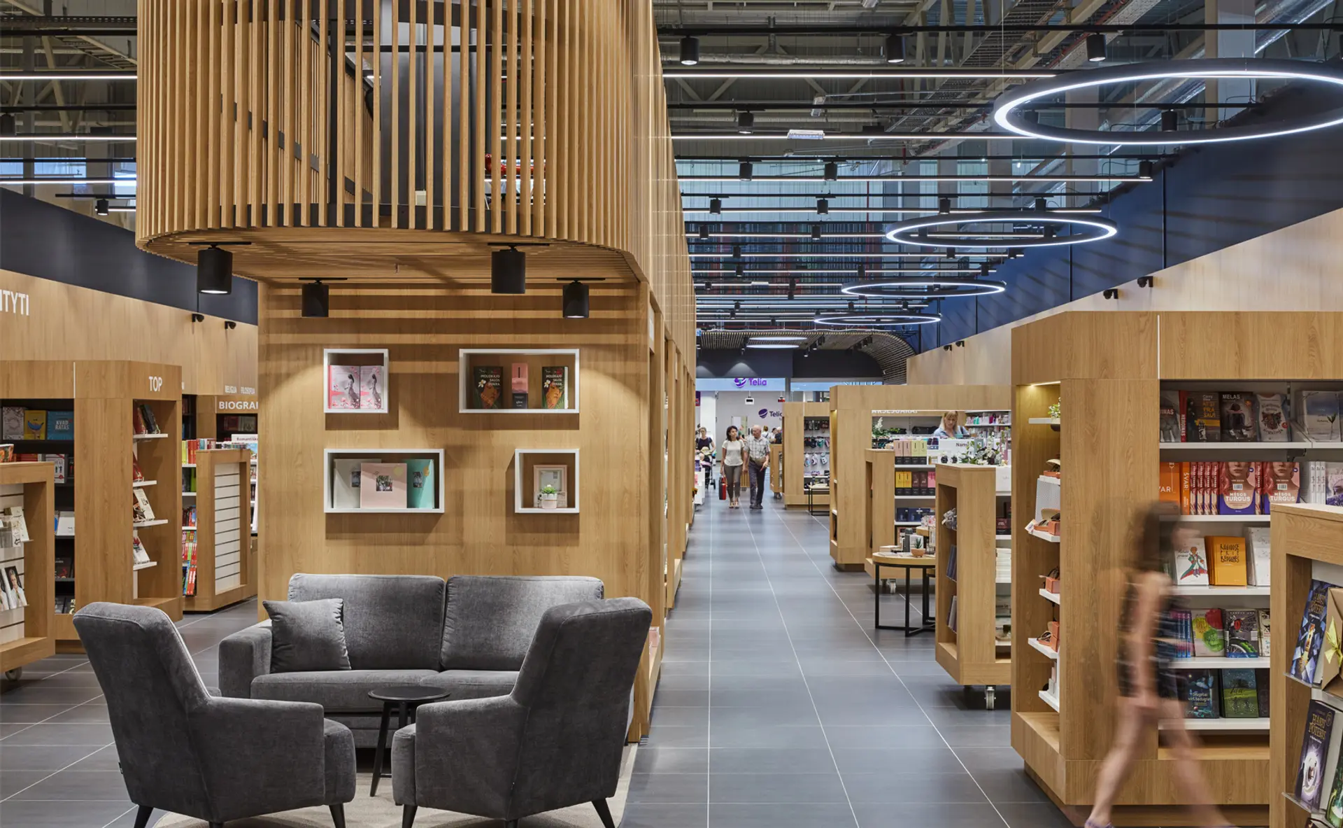 Bookstore “Pegasas” interior Kaunas