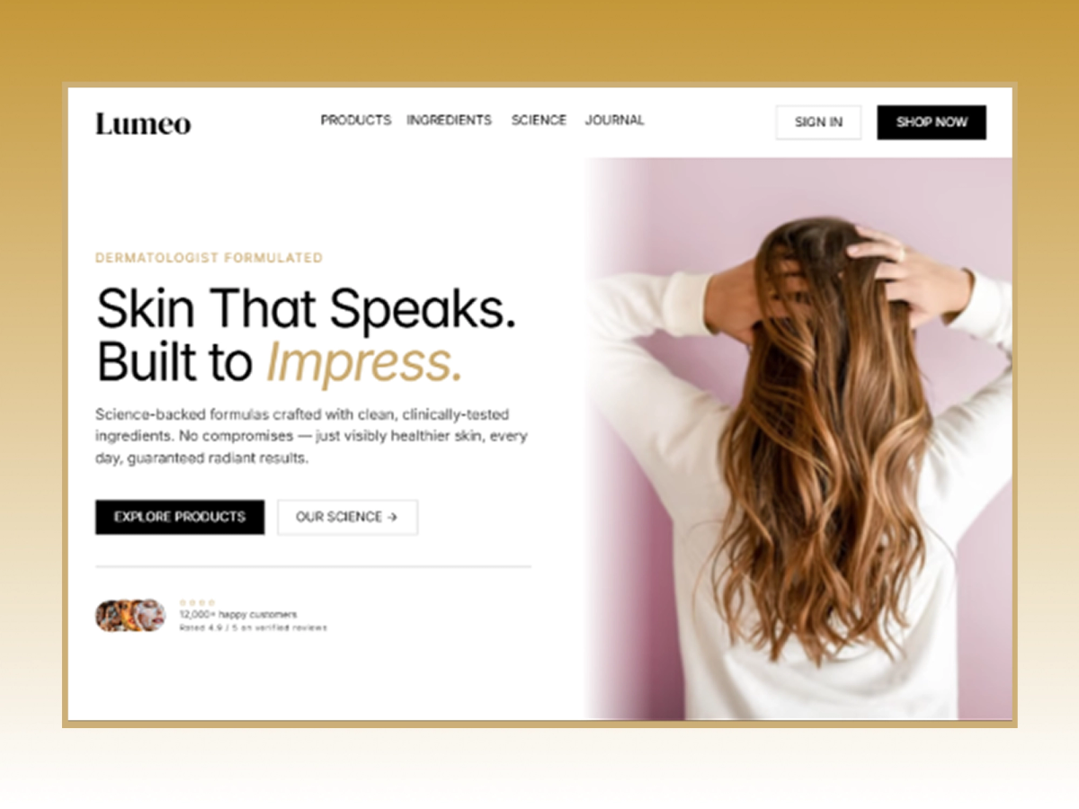 Lumeo — Skincare screenshot 1