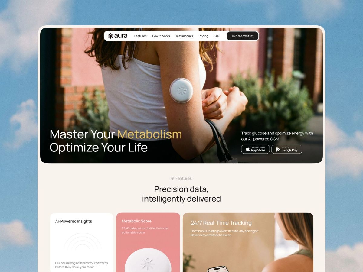 Aura Healthtech App screenshot 1
