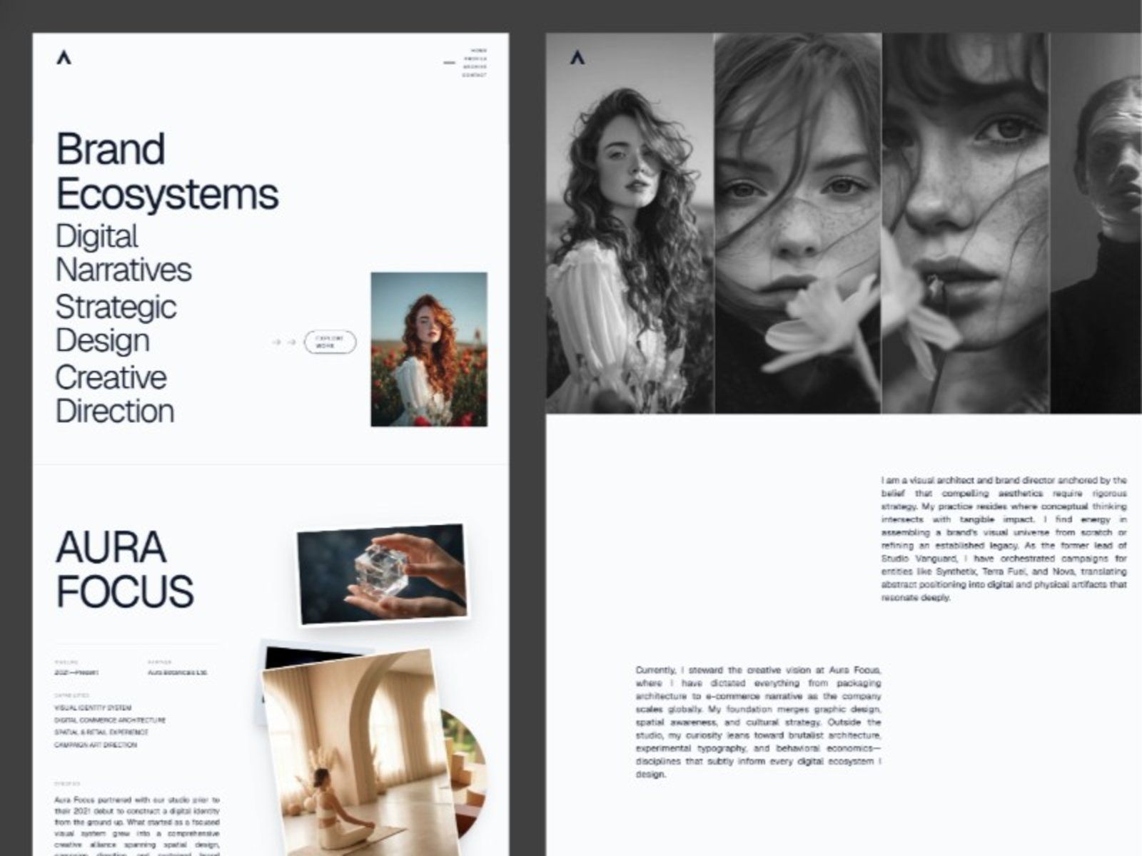 Brand Portfolio Website Template — Portfolio Website Template