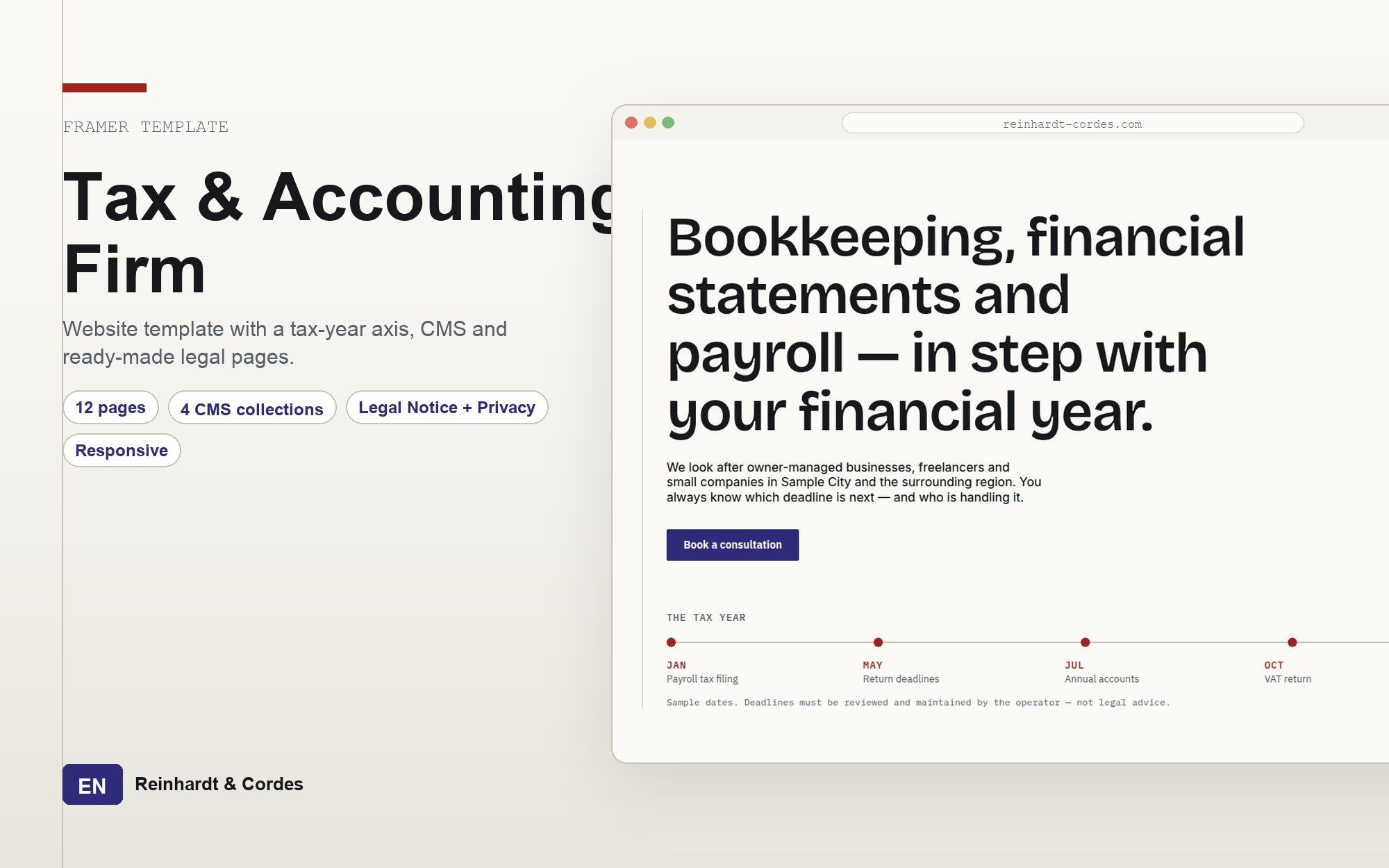 Tax Firm Template