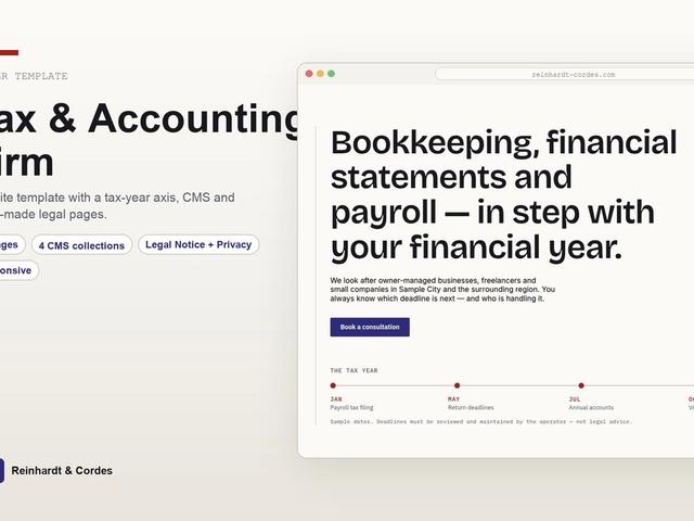 Tax Firm Template