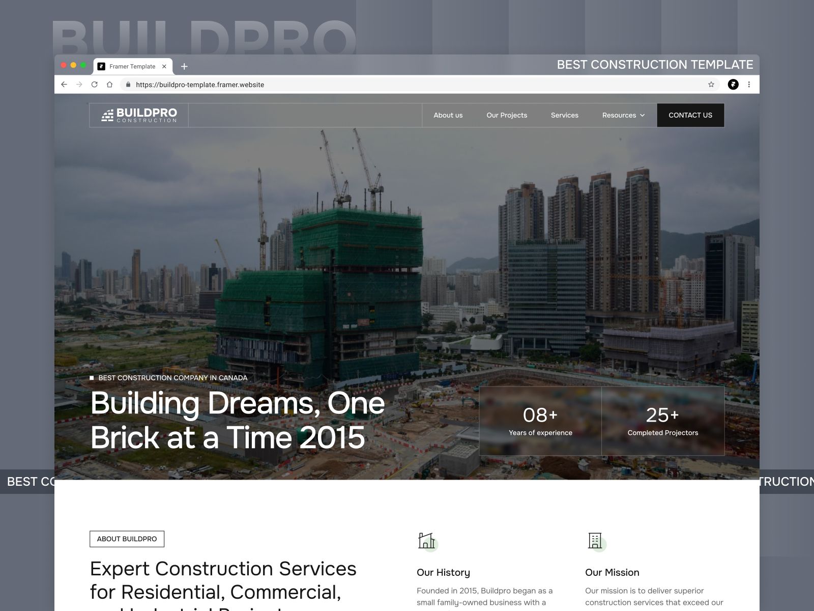 Buildpro X