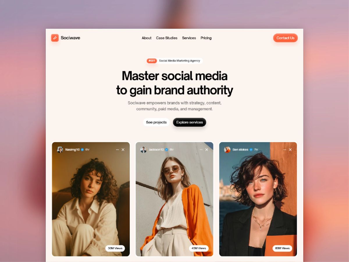 Social Media Marketing Template screenshot 1