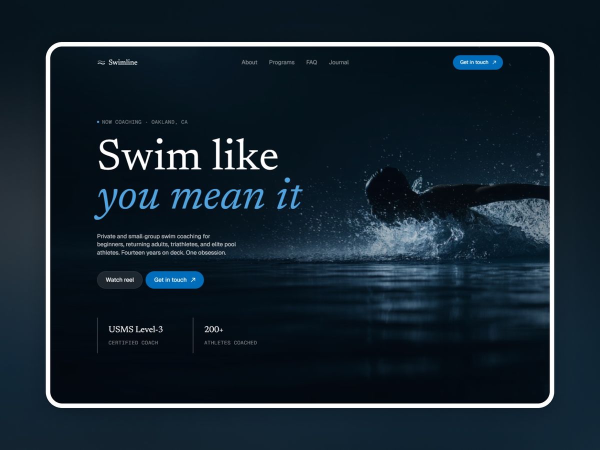 Swimline screenshot 1