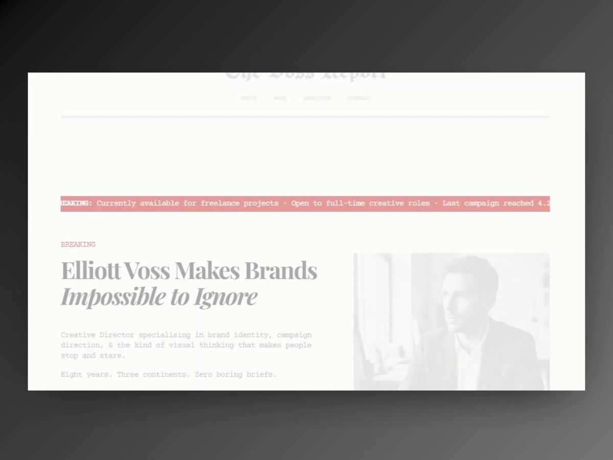 The Voss Report screenshot 1