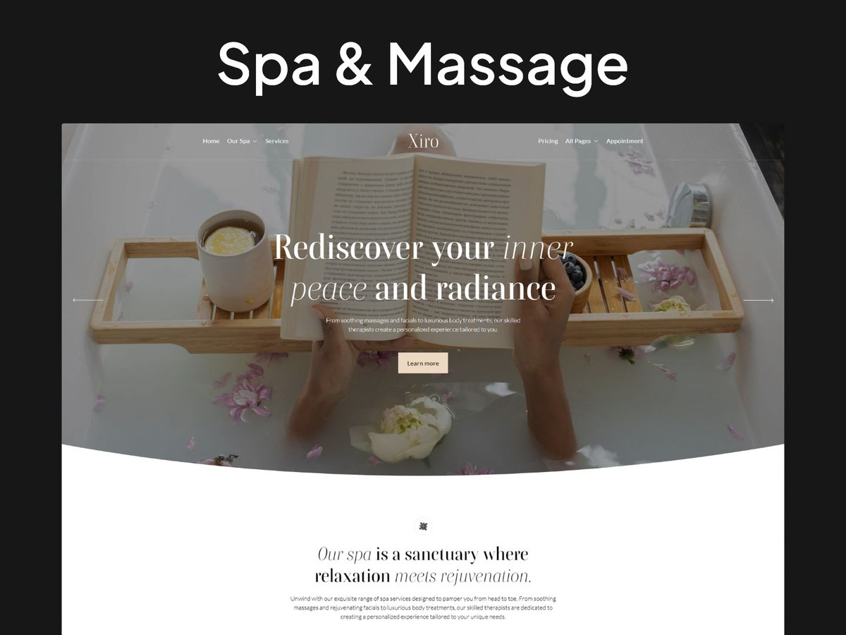 Xiro SPA screenshot 1