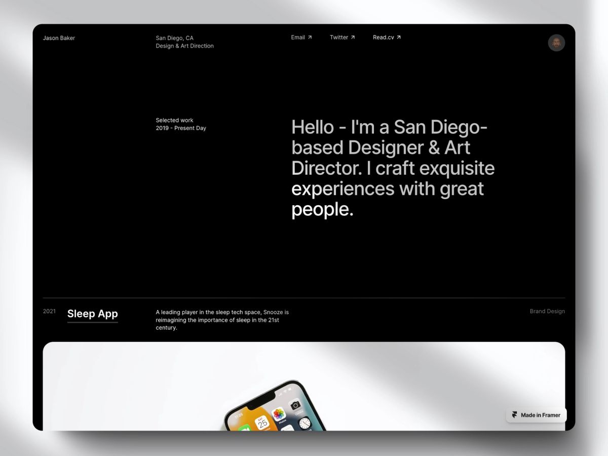 My Portfolio screenshot 1