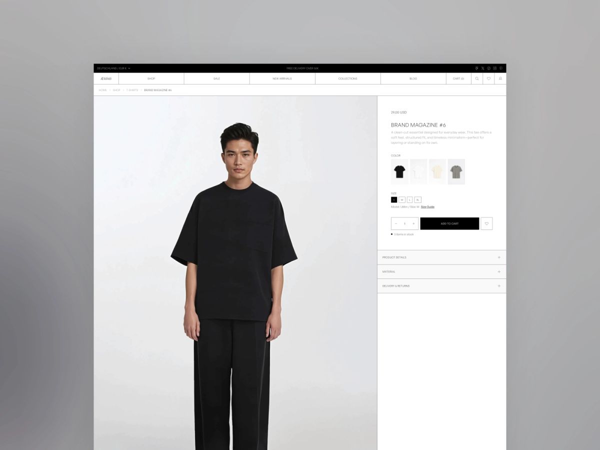 Omin— E-Commerce Template screenshot 4