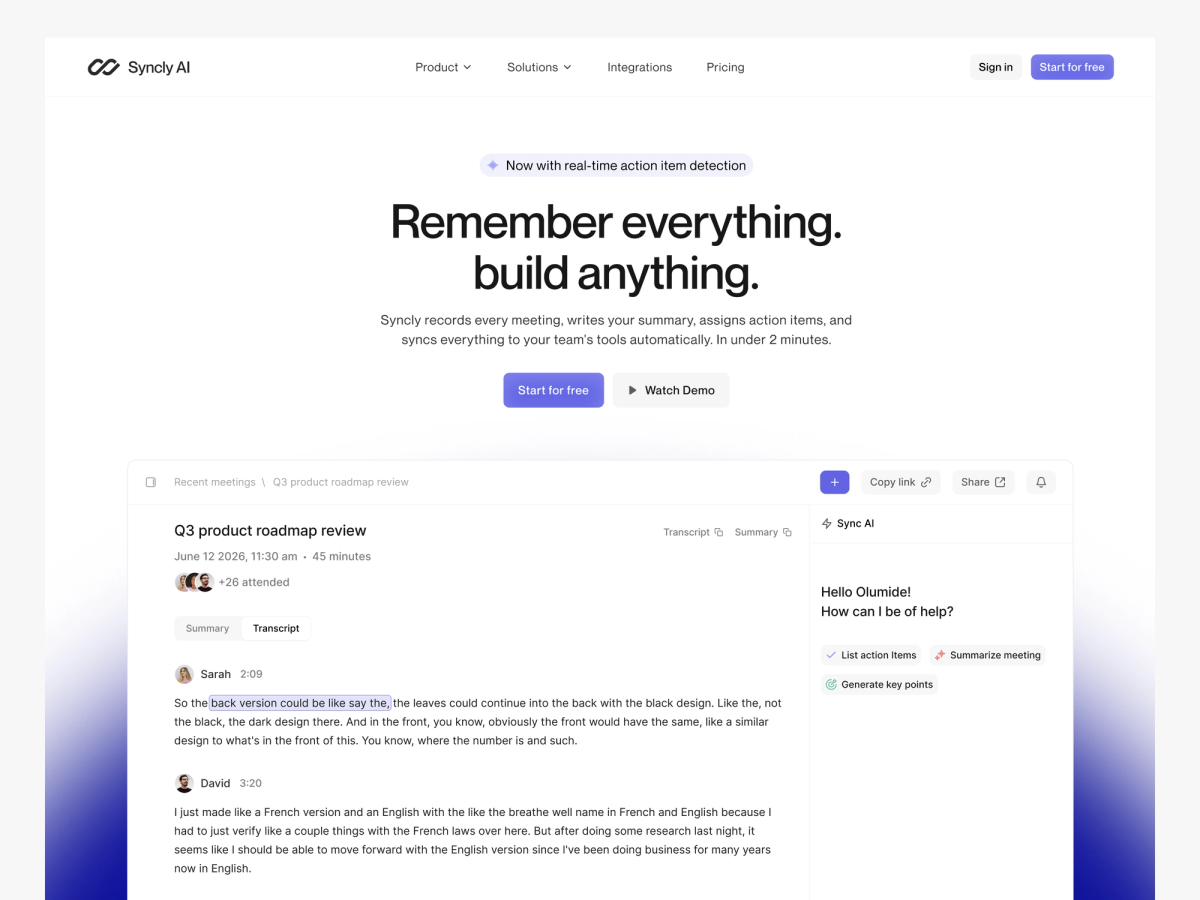 Slyncly screenshot 1