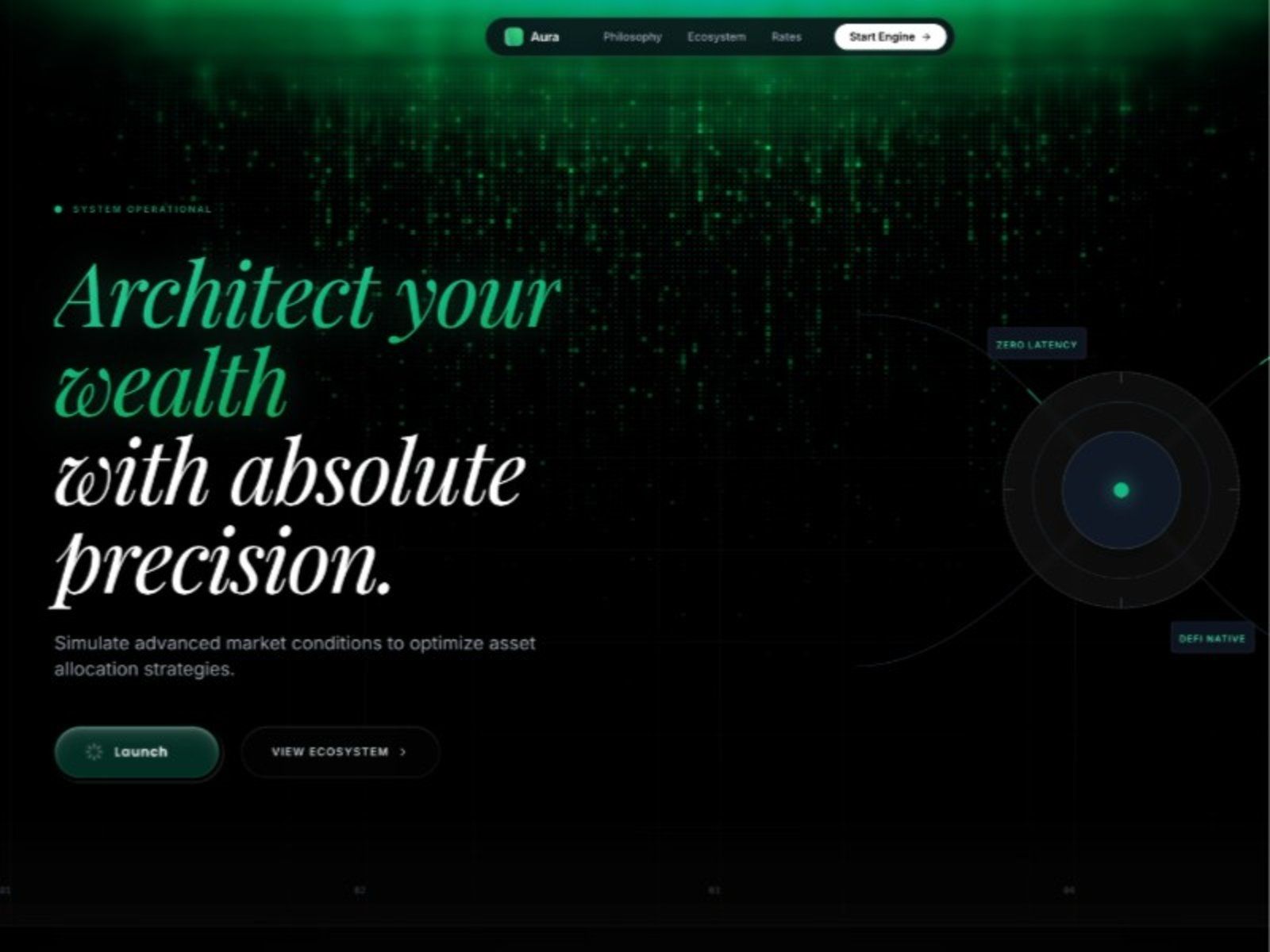 DeFi Protocol Landing Page Template — Landing Page Website Template