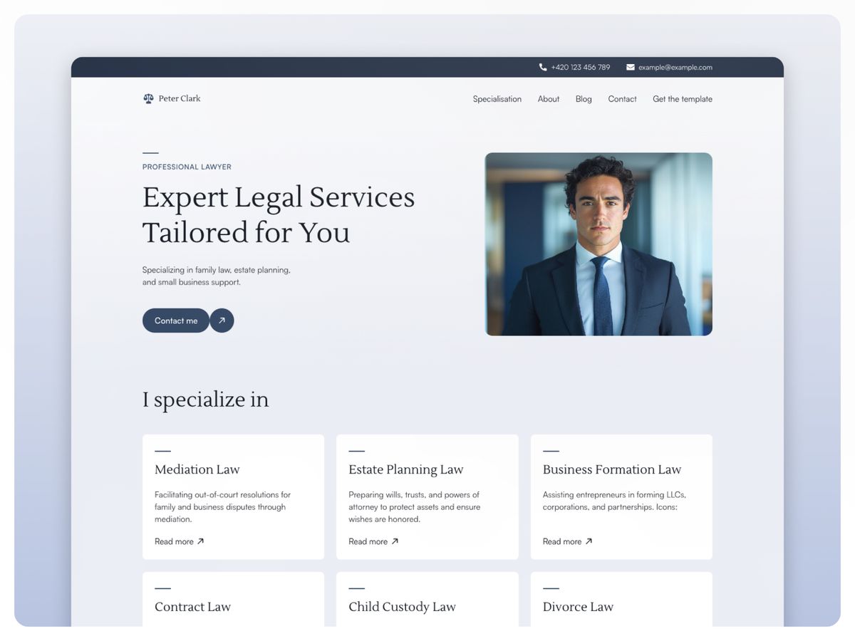 Lawfolio screenshot 1