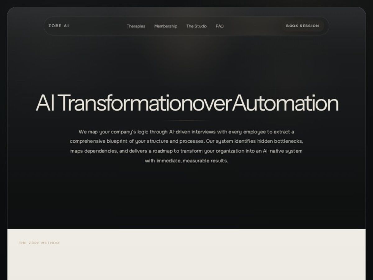 Stillpoint — Wellness Landing Page Template screenshot 1