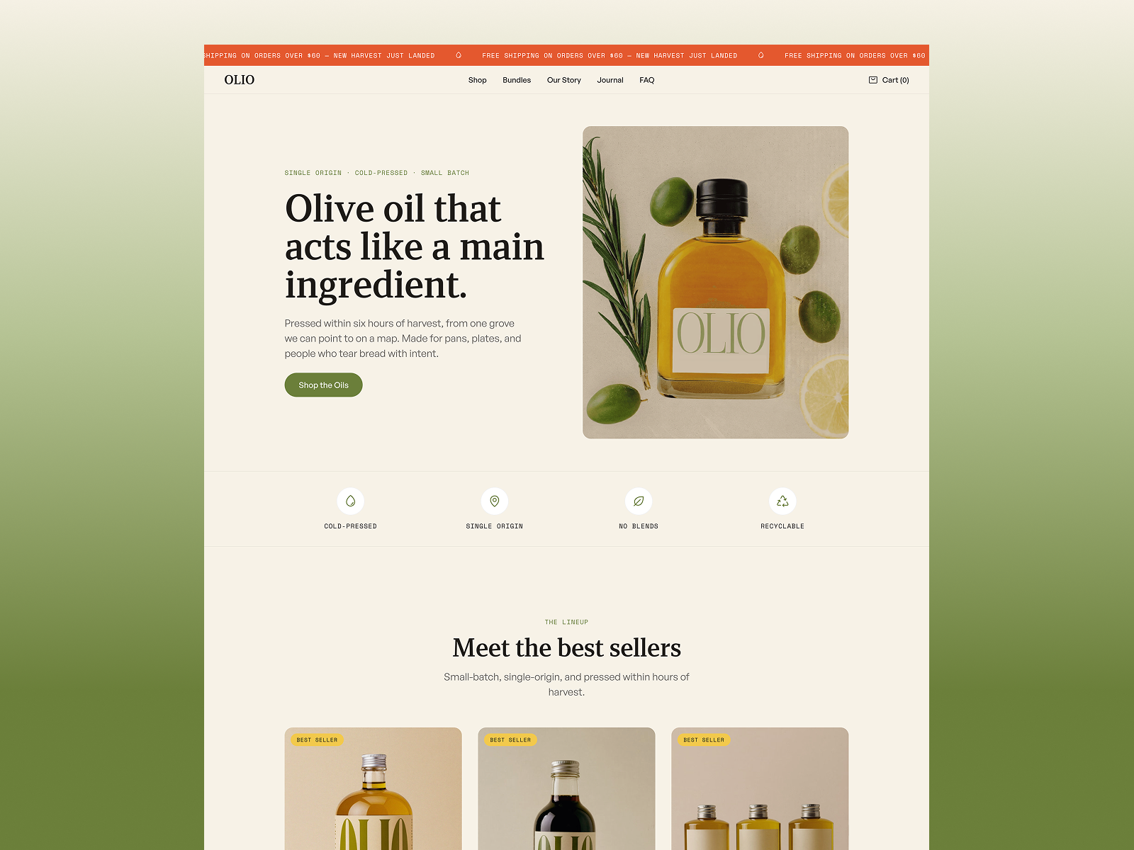 Olio Store