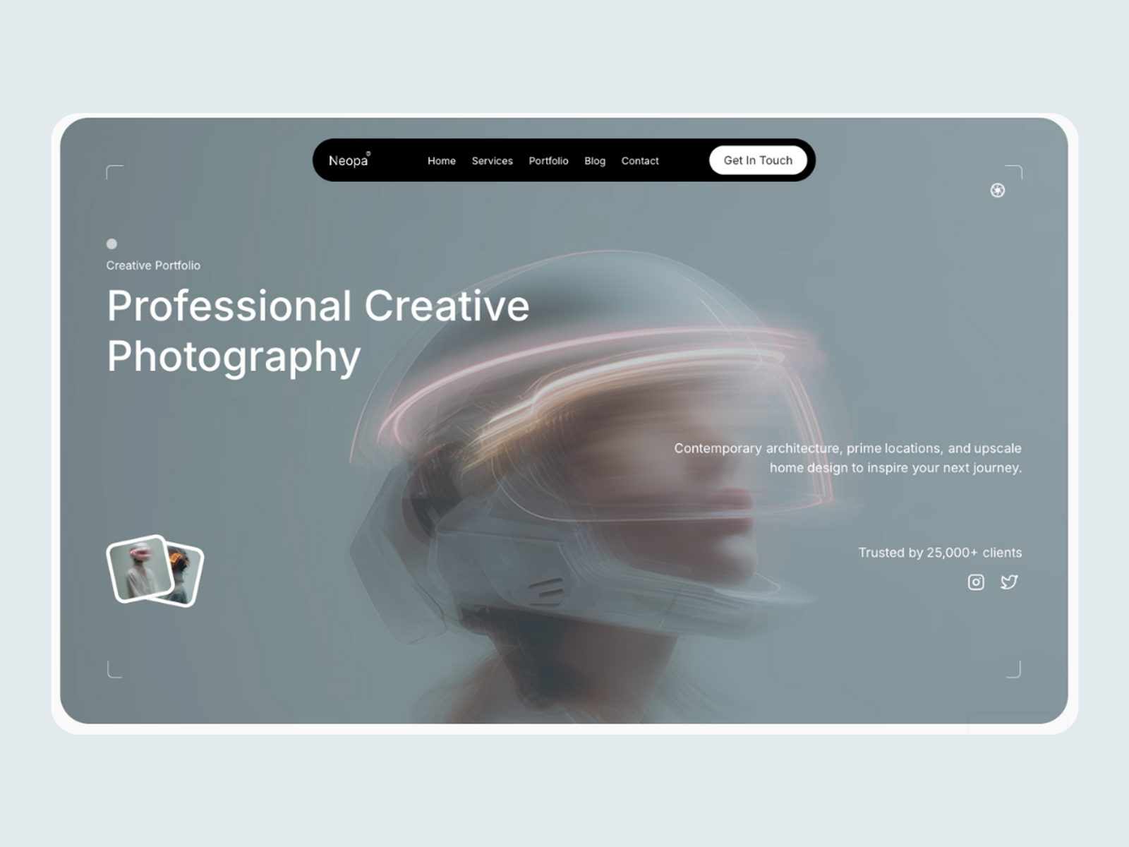 Portfolio Photography Template screenshot 1