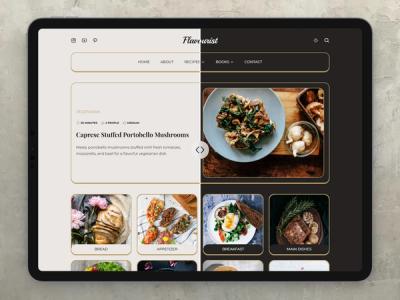Food Blog template 1