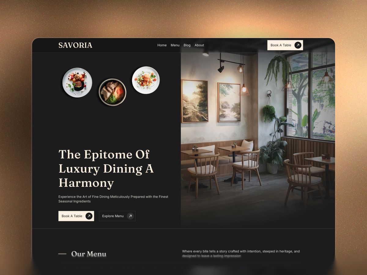 SAVORIA screenshot 1