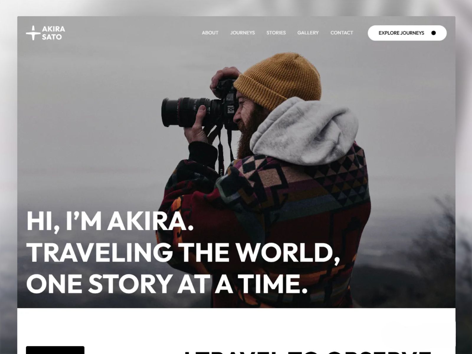 Travel Blog template 1