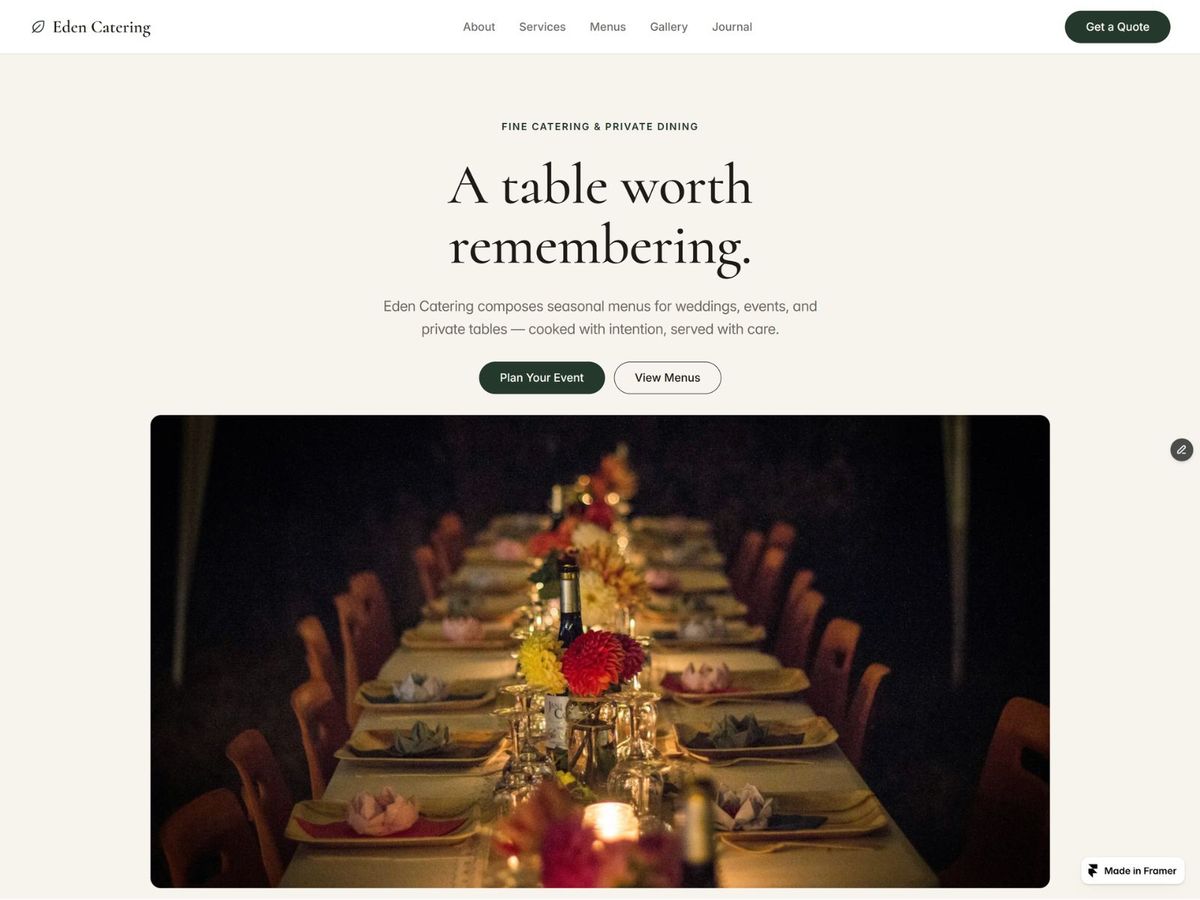 EdenCatering screenshot 1