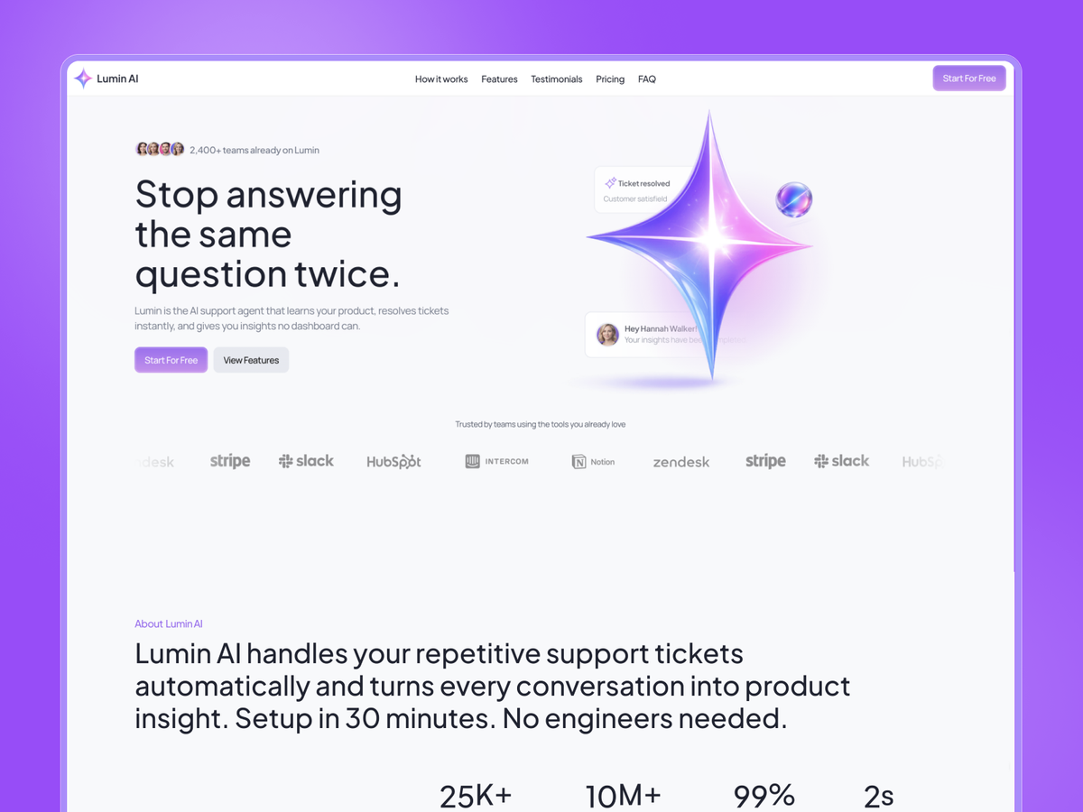 LuminAI screenshot 1