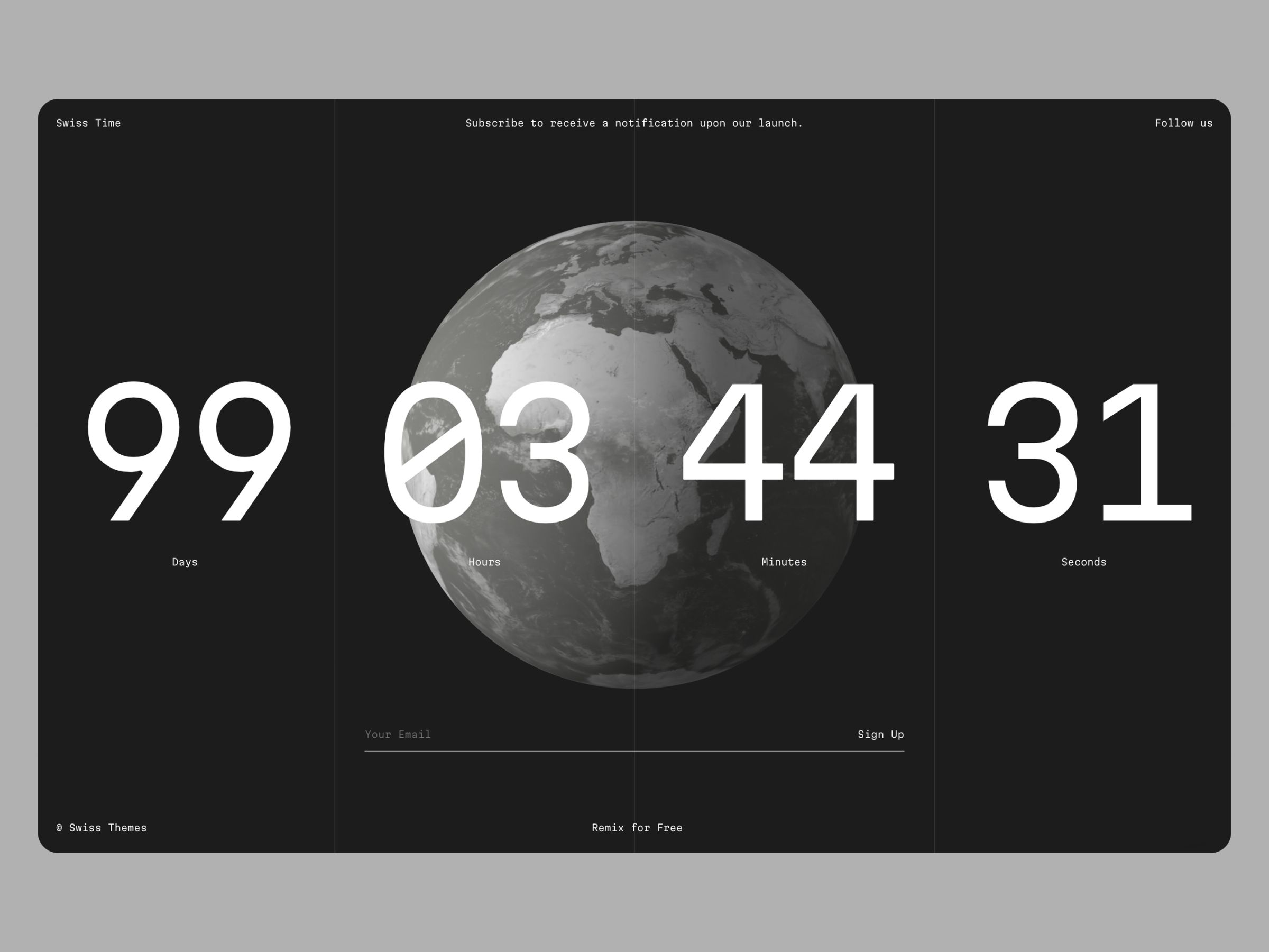 Project Showcase template 1