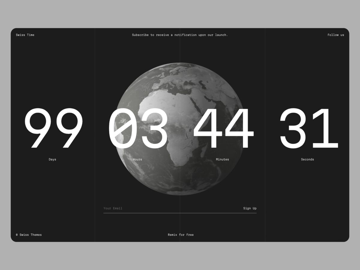 SwissTime screenshot 1
