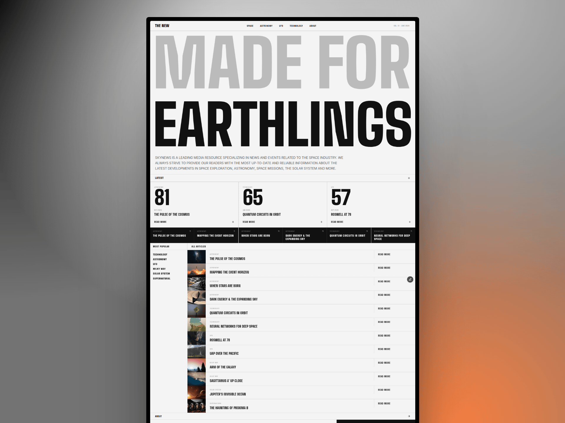 Lifestyle Blog template 1