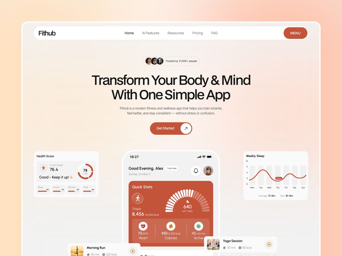 Fithub screenshot 1