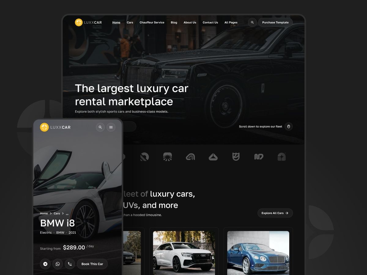 LuxxCar screenshot 1
