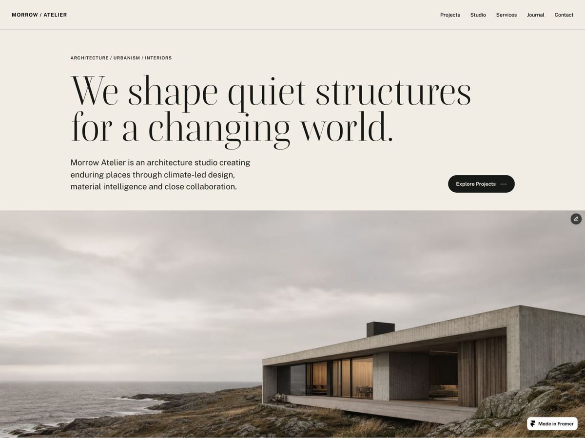 ArchitectureFolio screenshot 1