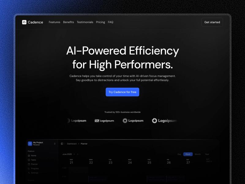 Productivity SaaS Template