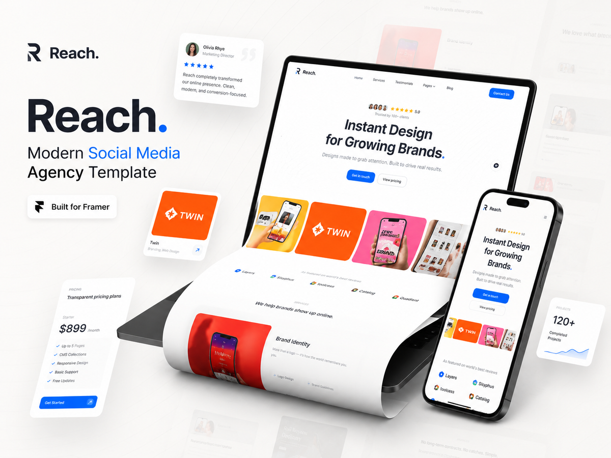 Reach Template screenshot 1
